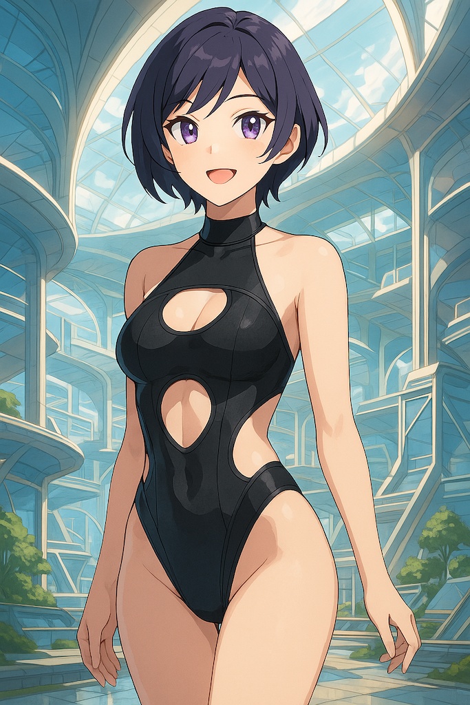 地底都市の少女2(高解像度)