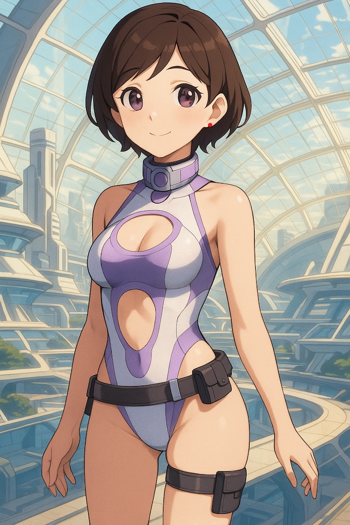 地底都市の少女2(高解像度)