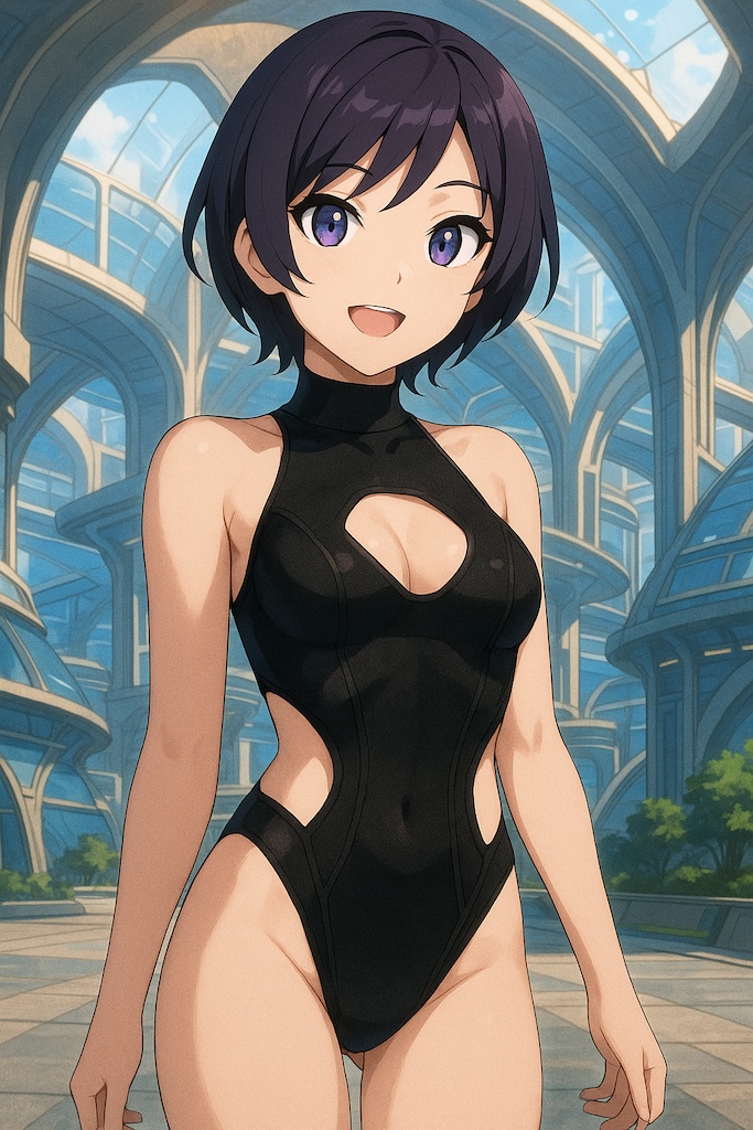 地底都市の少女2(高解像度)