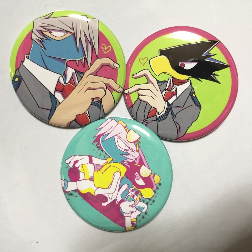 障常缶バッチ3個セット