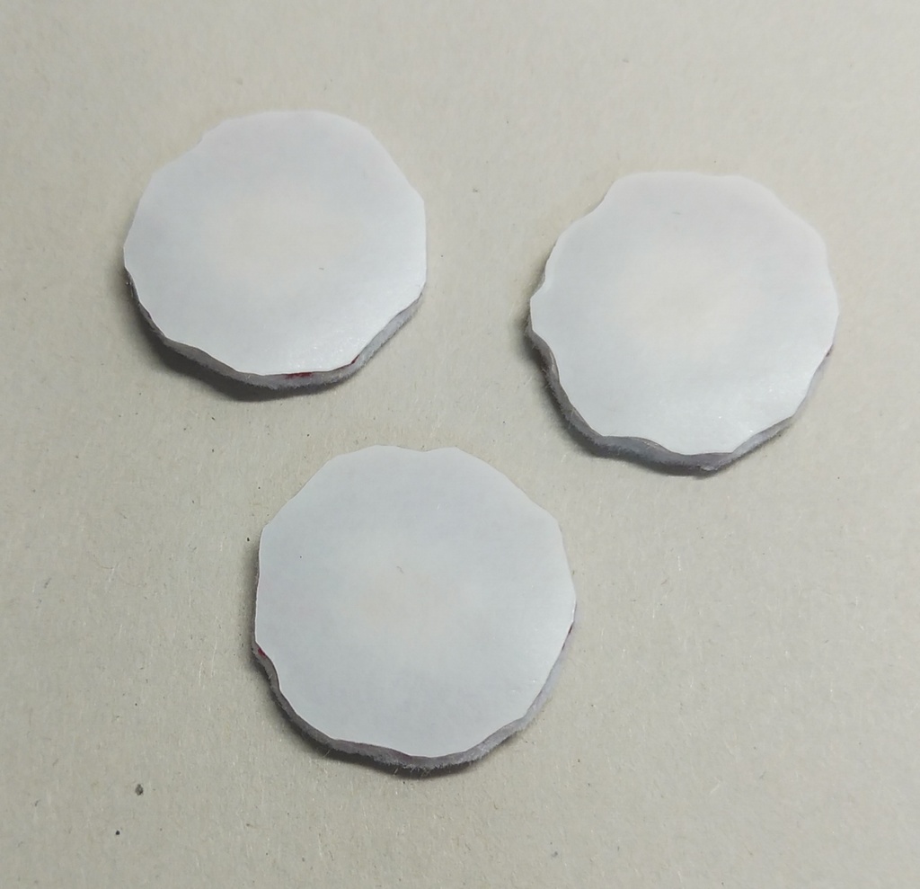 赤いお花【刺繍シール】