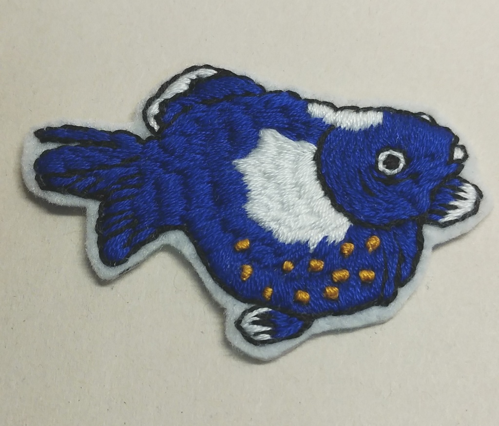 ピンポンパール【刺繍シール】