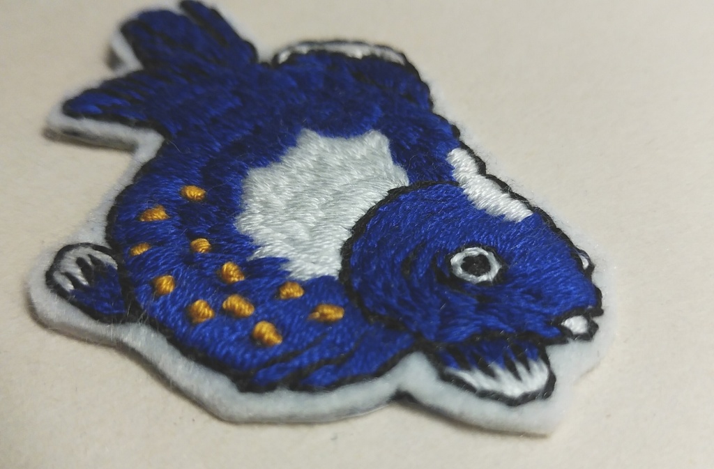 ピンポンパール【刺繍シール】