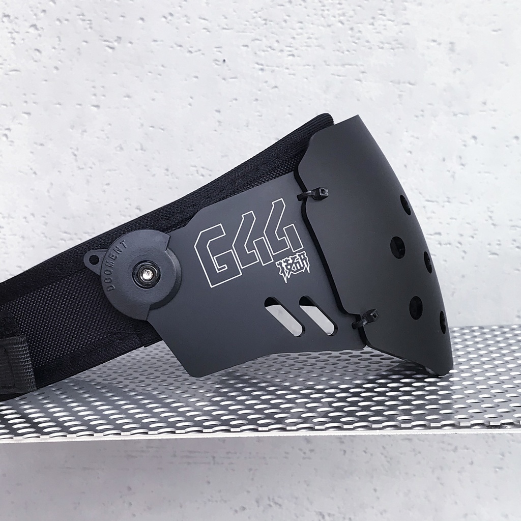 フェイスシールドユニット(ハーフ/マットブラック)