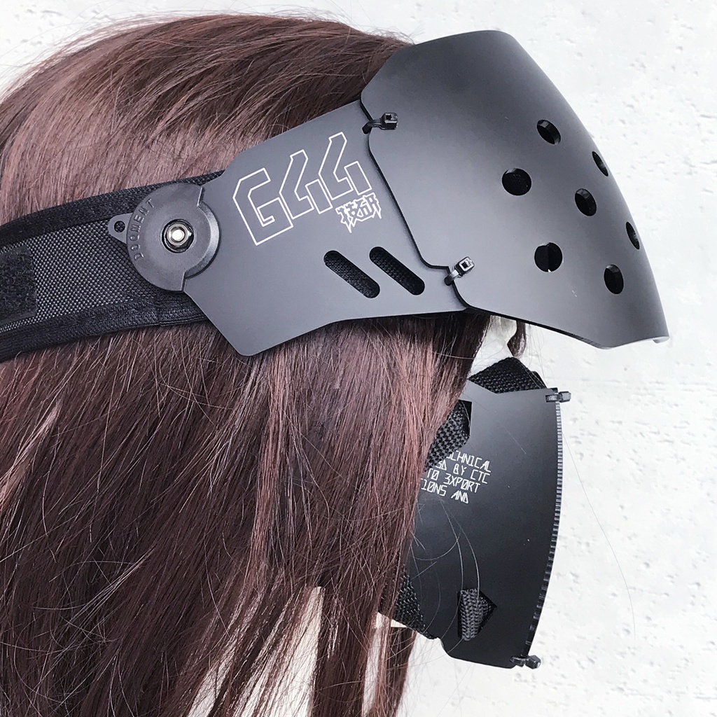 フェイスシールドユニット(ハーフ/マットブラック)