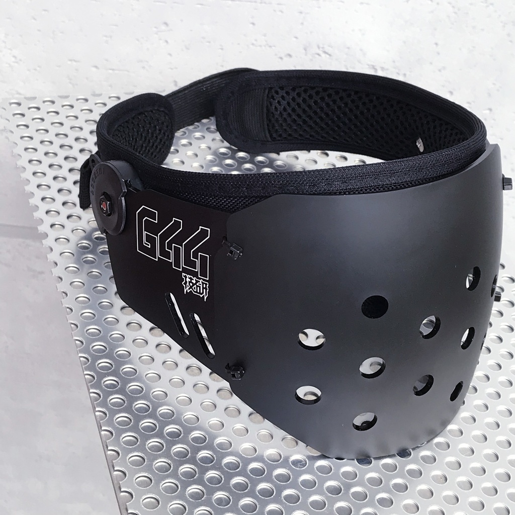 フェイスシールドユニット(ハーフ/マットブラック)