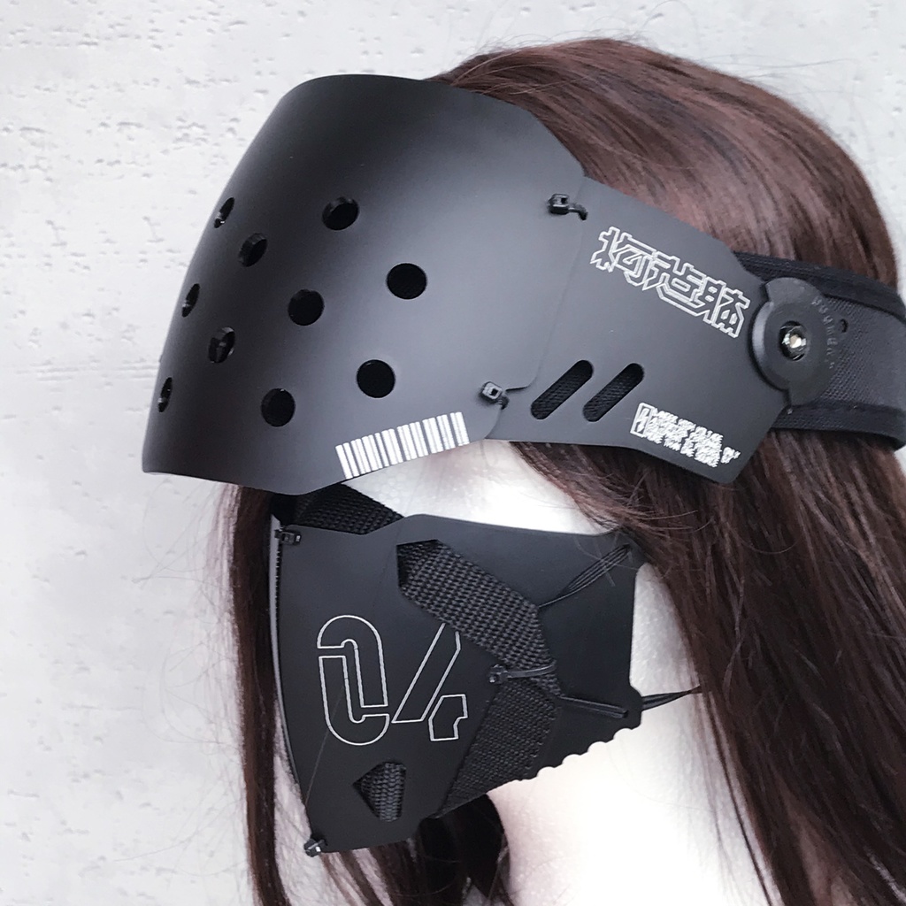 フェイスシールドユニット(ハーフ/マットブラック)