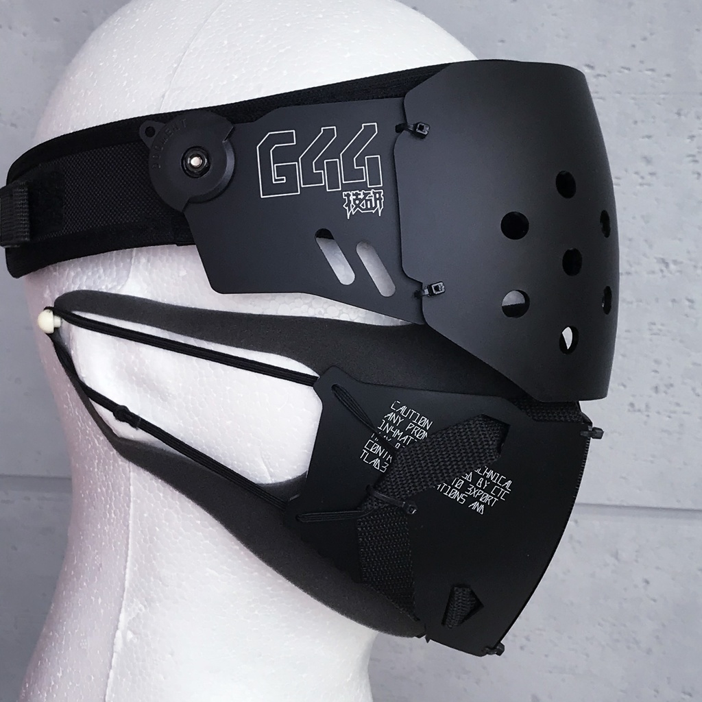 フェイスシールドユニット(ハーフ/マットブラック)