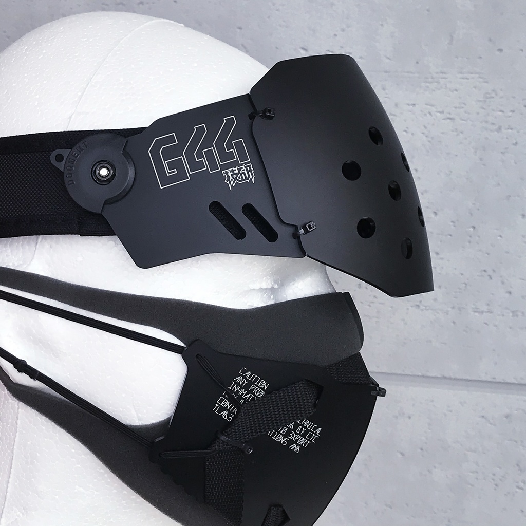 フェイスシールドユニット(ハーフ/マットブラック)