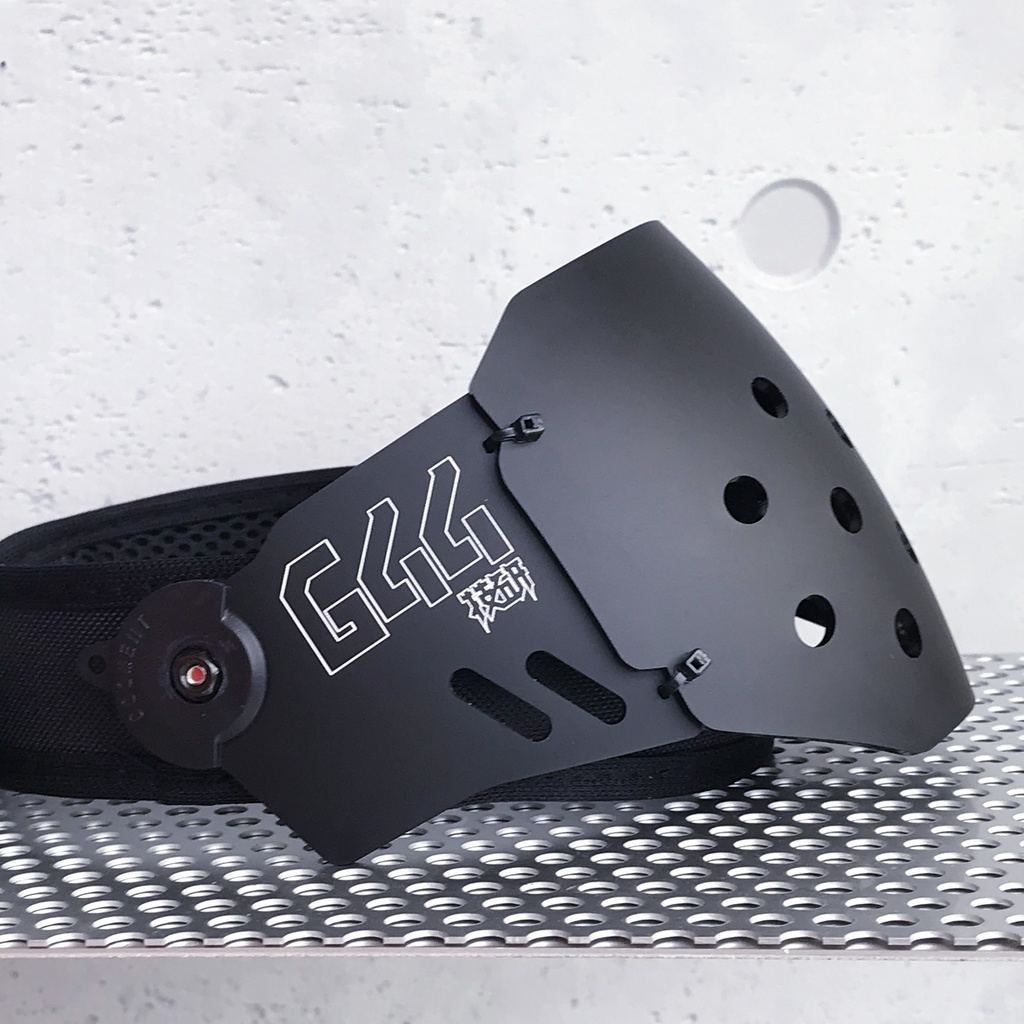 フェイスシールドユニット(ハーフ/マットブラック)