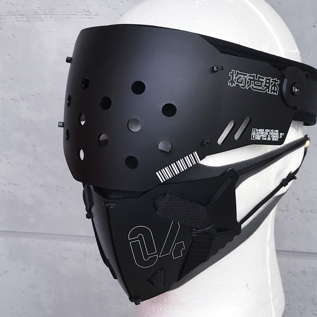 フェイスシールドユニット(ハーフ/マットブラック)