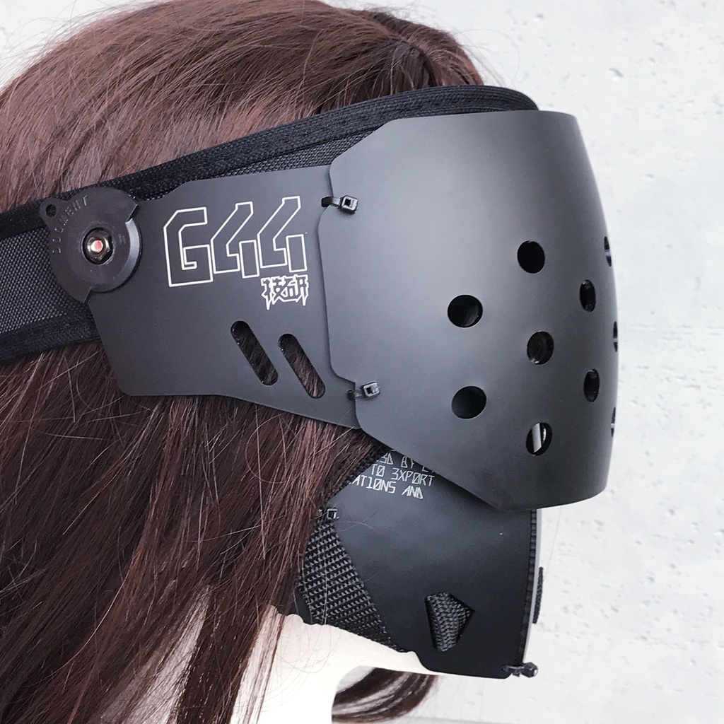 フェイスシールドユニット(ハーフ/マットブラック)