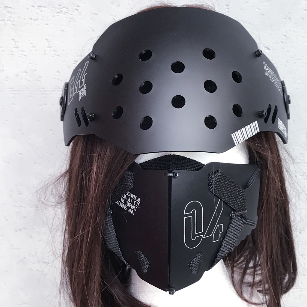 フェイスシールドユニット(ハーフ/マットブラック)