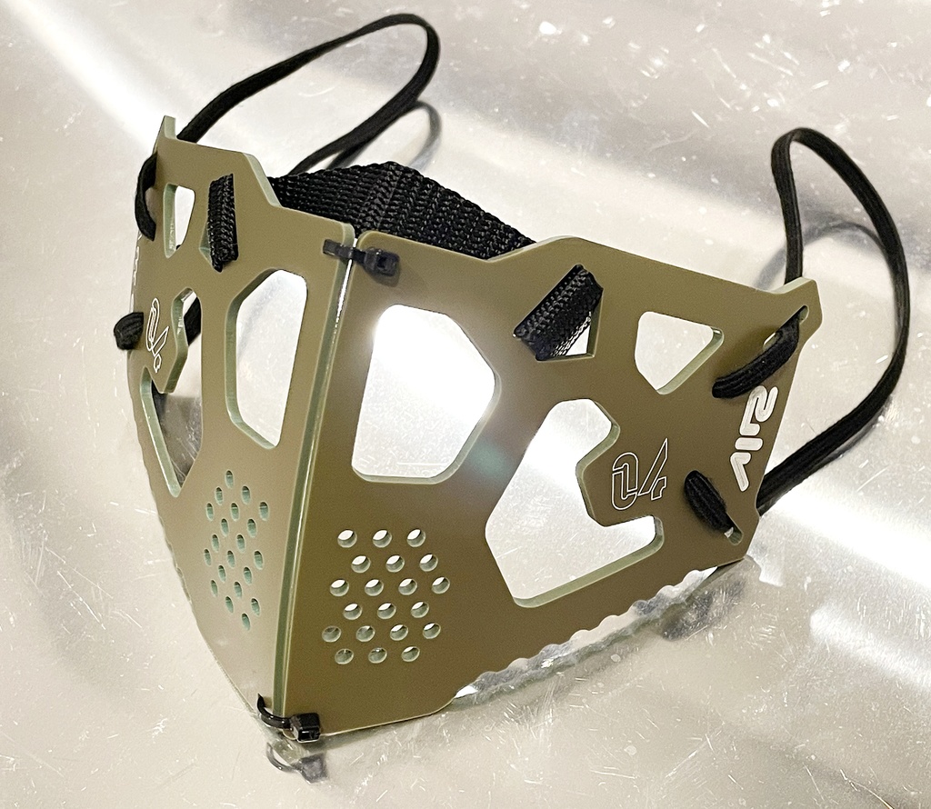 装甲マスクユニットmk4 エアフロータイプ_mat moss green