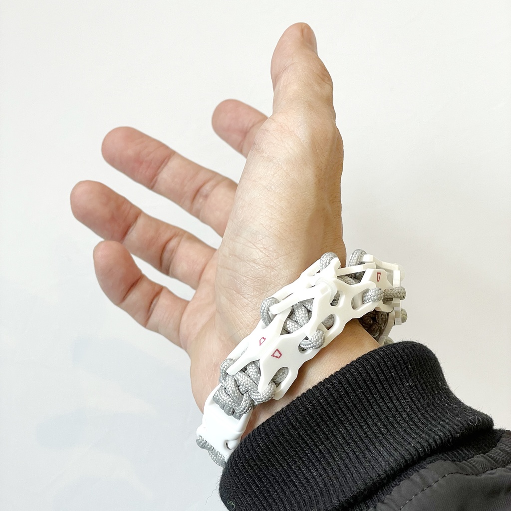 編込式装甲パラコードリストバンドユニット