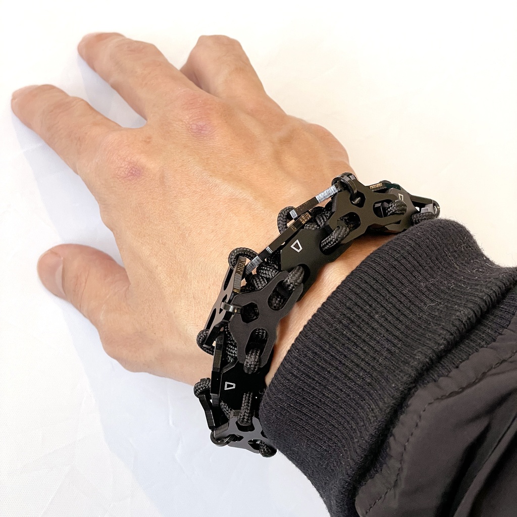 編込式装甲パラコードリストバンドユニット