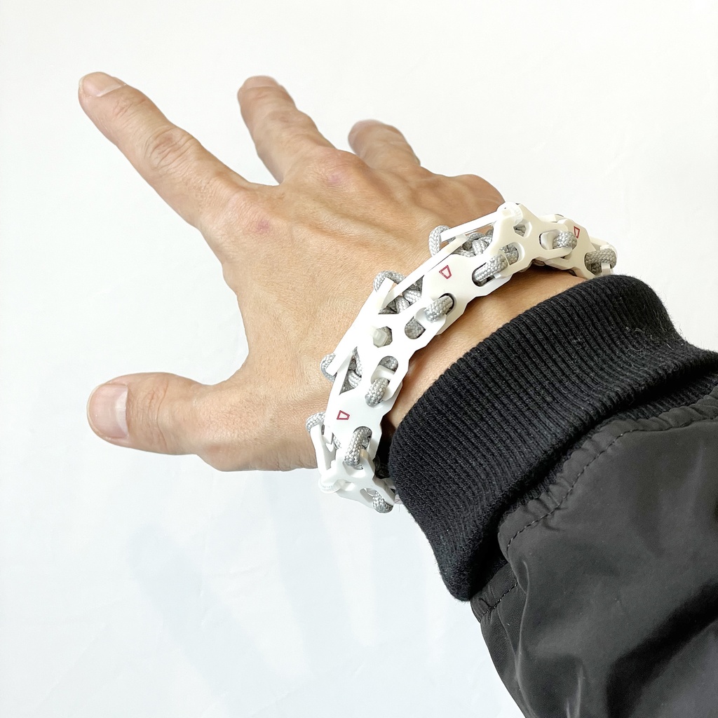 編込式装甲パラコードリストバンドユニット