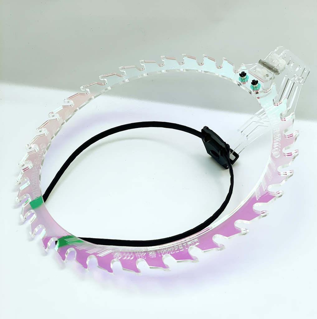 g3p 中央町戦術工芸 光輪鋸ユニット_milky white 光輪鋸ユニット_Aurora.ver 2022 - 中央町戦術工芸 - BOOTH