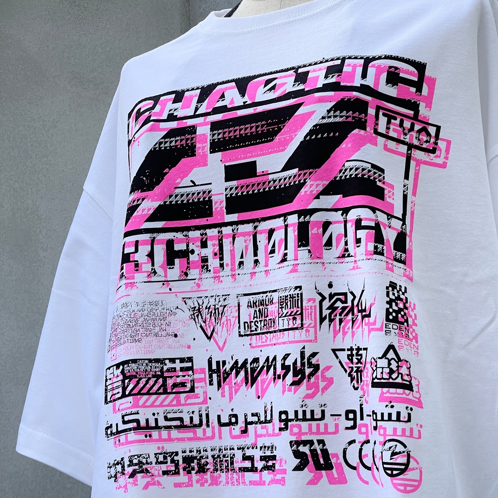 ビッグシルエットTシャツ CHAO-TECH 04