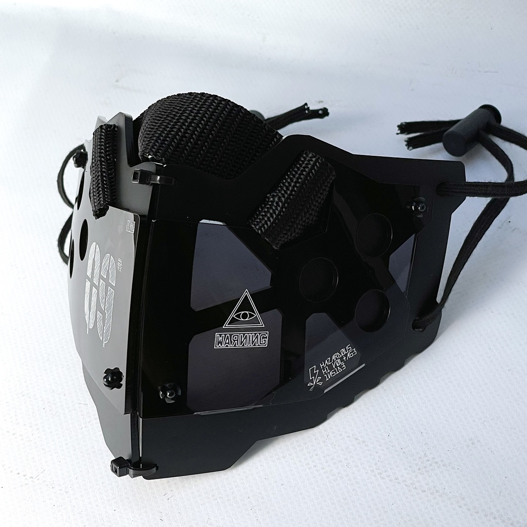 装甲マスクユニットmk9  "smoke black"