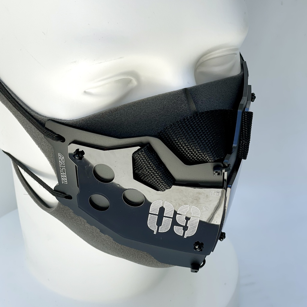 装甲マスクユニットmk9  "smoke black"