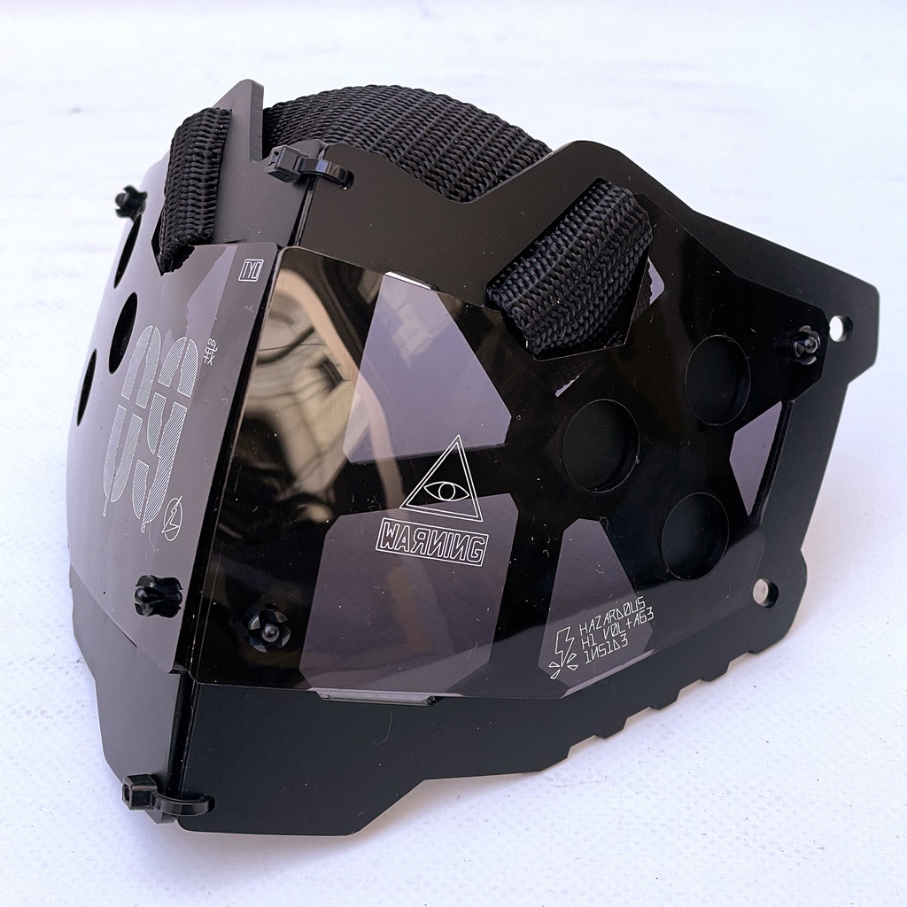 装甲マスクユニットmk9  "smoke black"