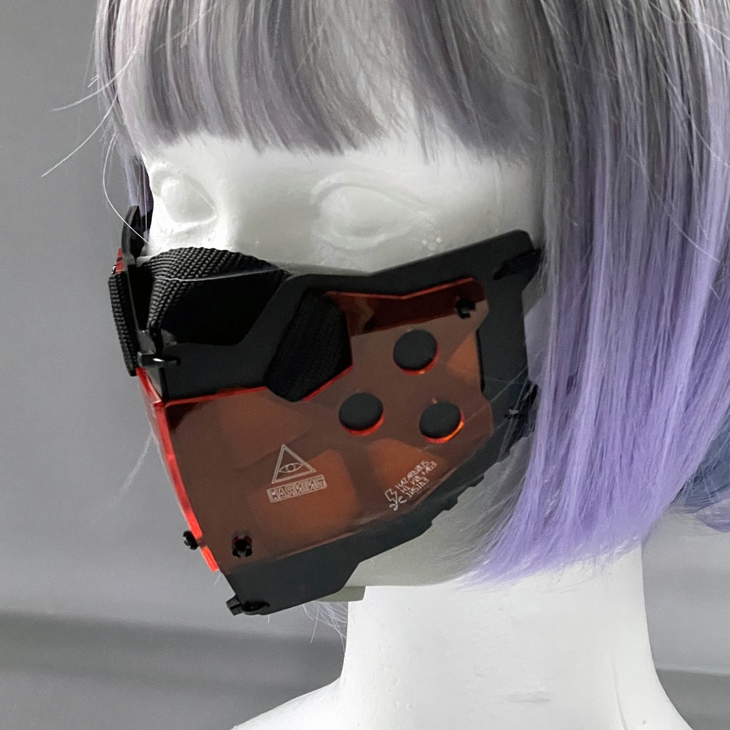 装甲マスクユニットmk9 "clear orange"