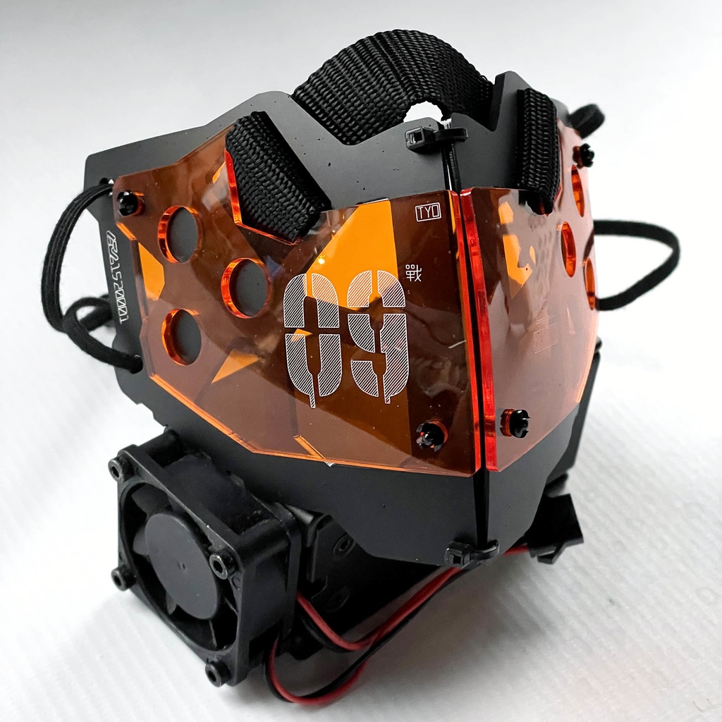 装甲マスクユニットmk9 "clear orange"