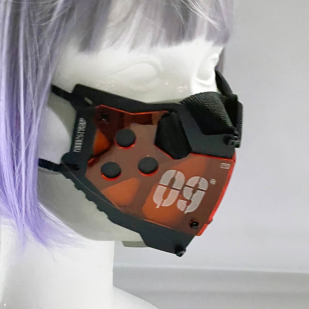 装甲マスクユニットmk9 "clear orange"