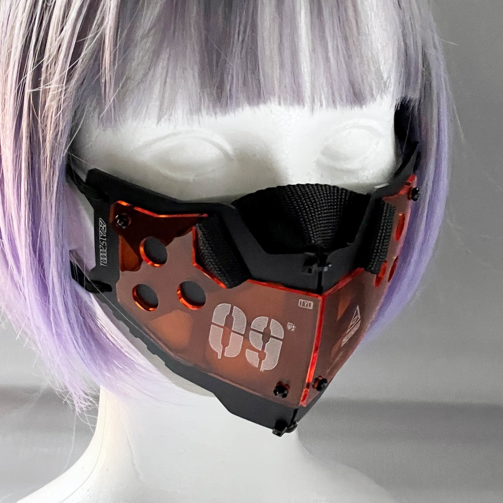 装甲マスクユニットmk9 "clear orange"