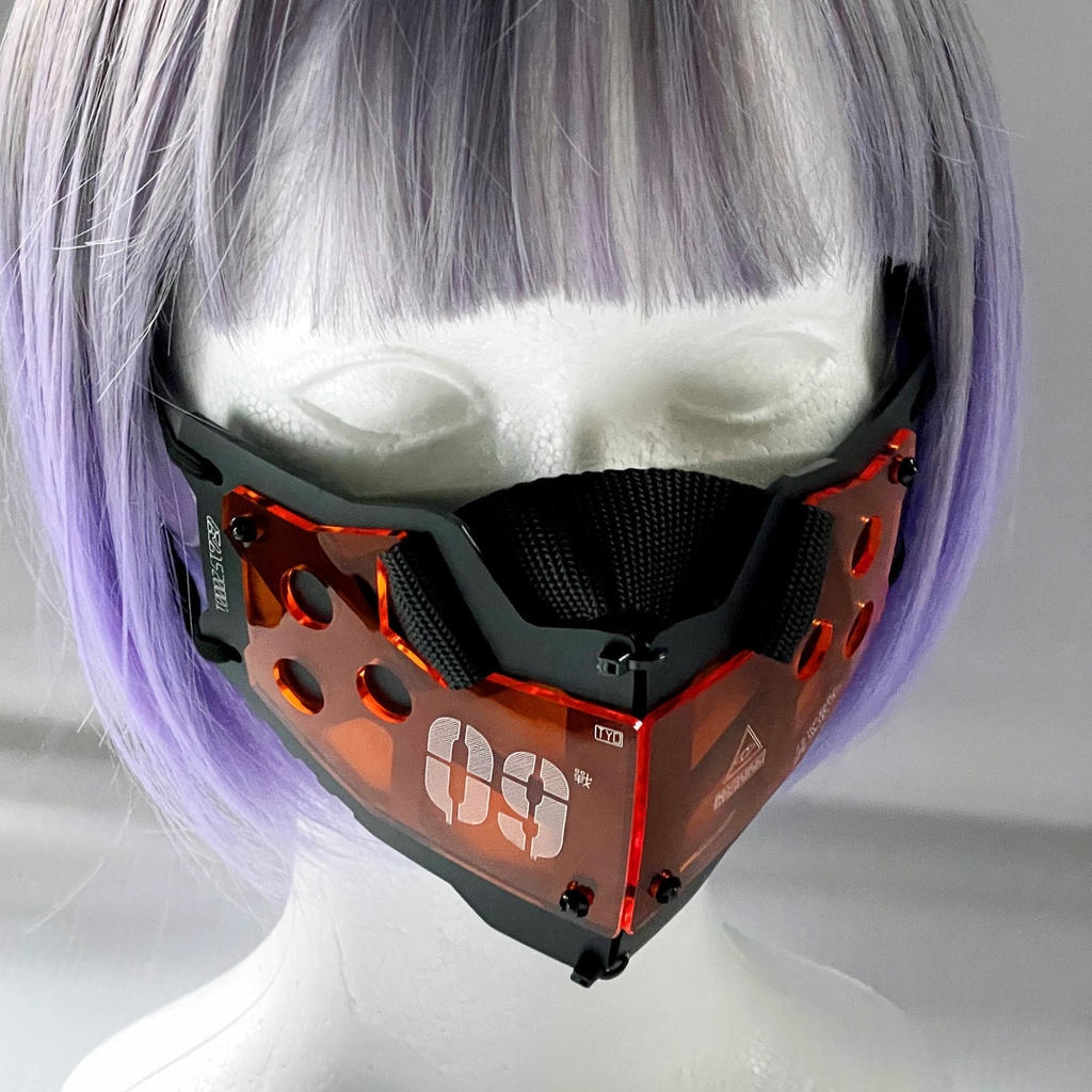 装甲マスクユニットmk9 "clear orange"