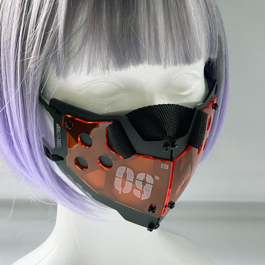 装甲マスクユニットmk9 "clear orange"