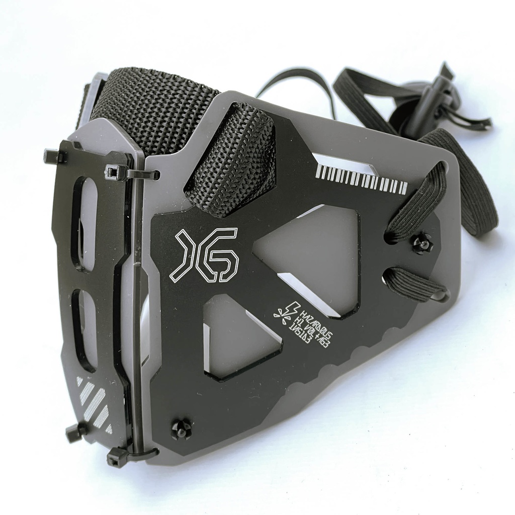 装甲マスクユニットmk16 gray x black