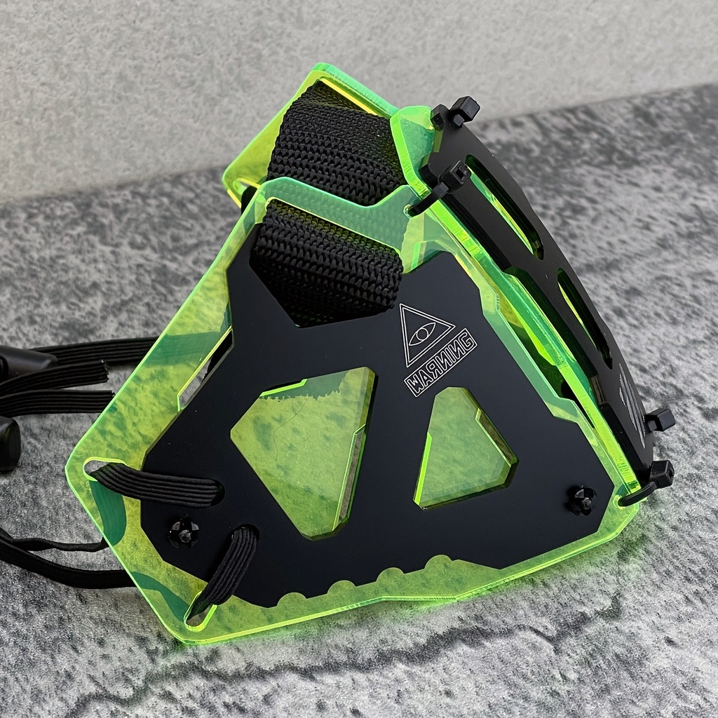 装甲マスクユニットmk16 green x black