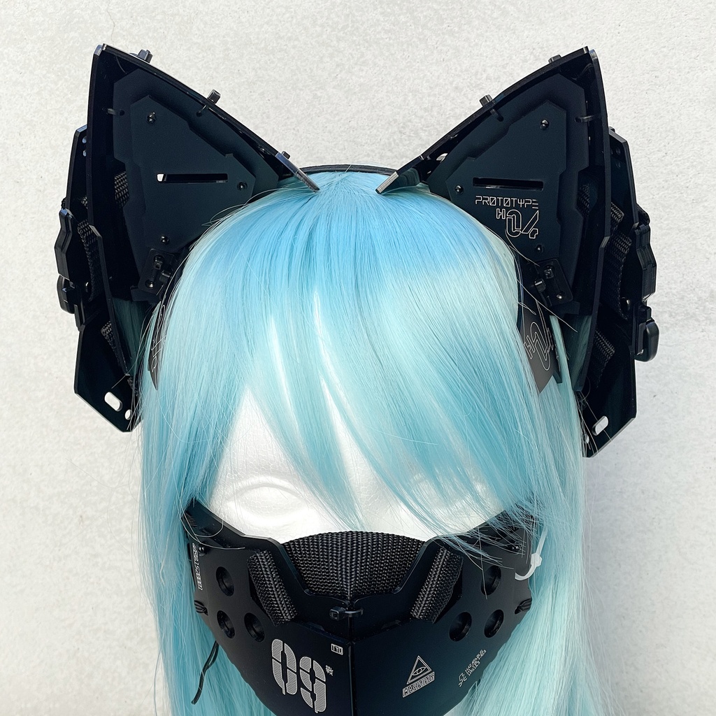 大型立体ネコミミユニット H-04