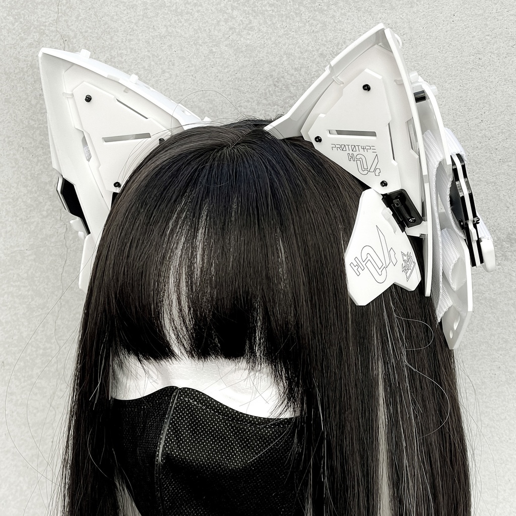 大型立体ネコミミユニット H-04