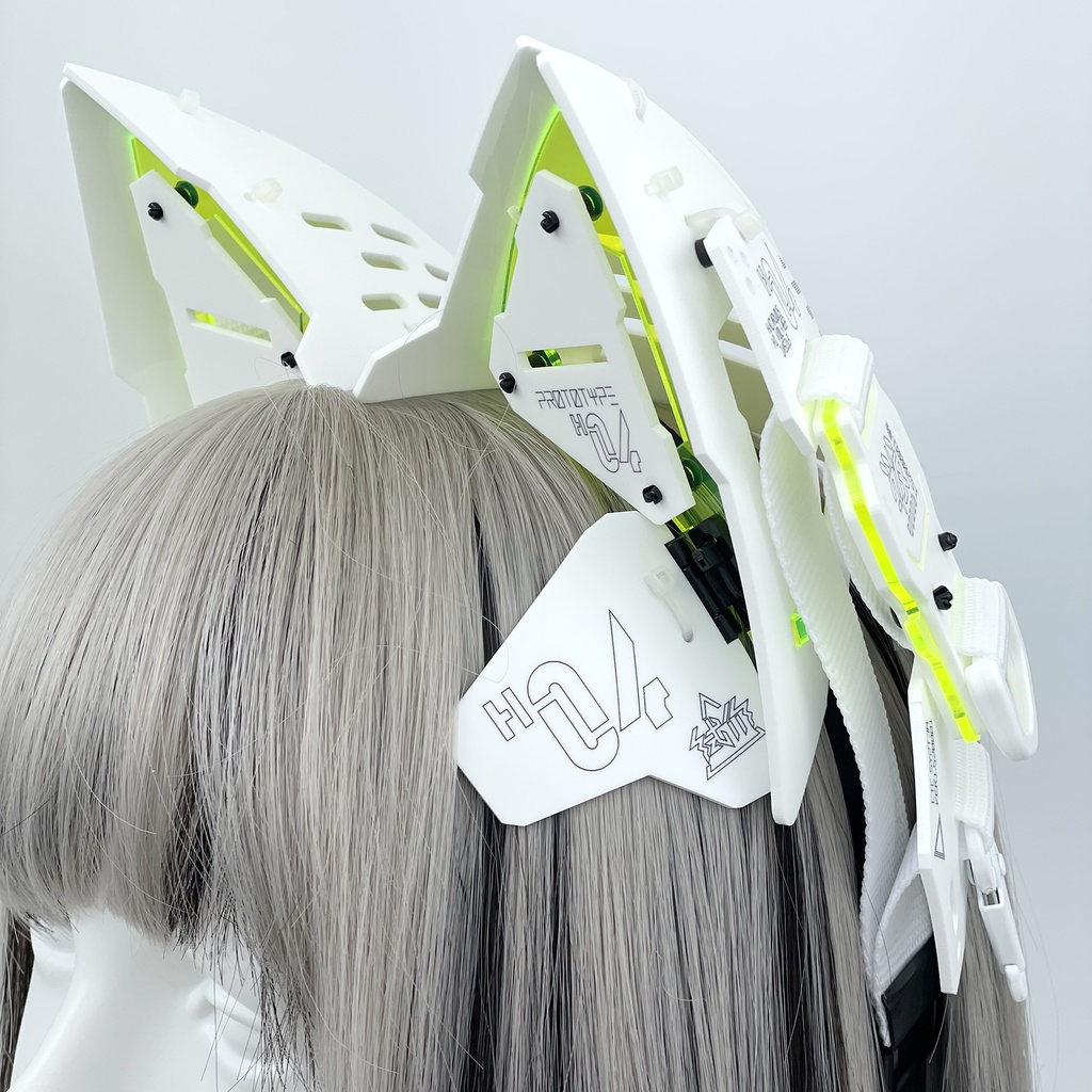 大型立体ネコミミユニット H-04