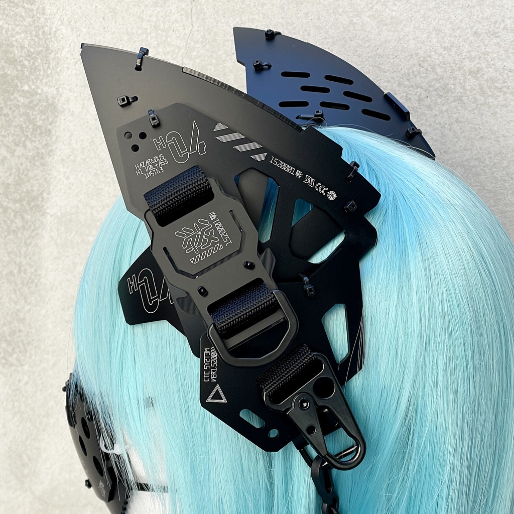 大型立体ネコミミユニット H-04