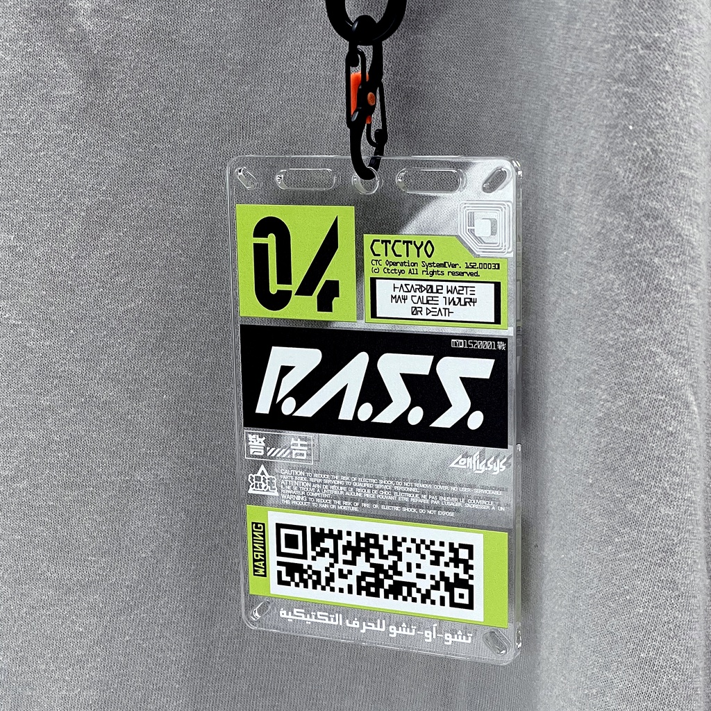 アクリルIDパスカード