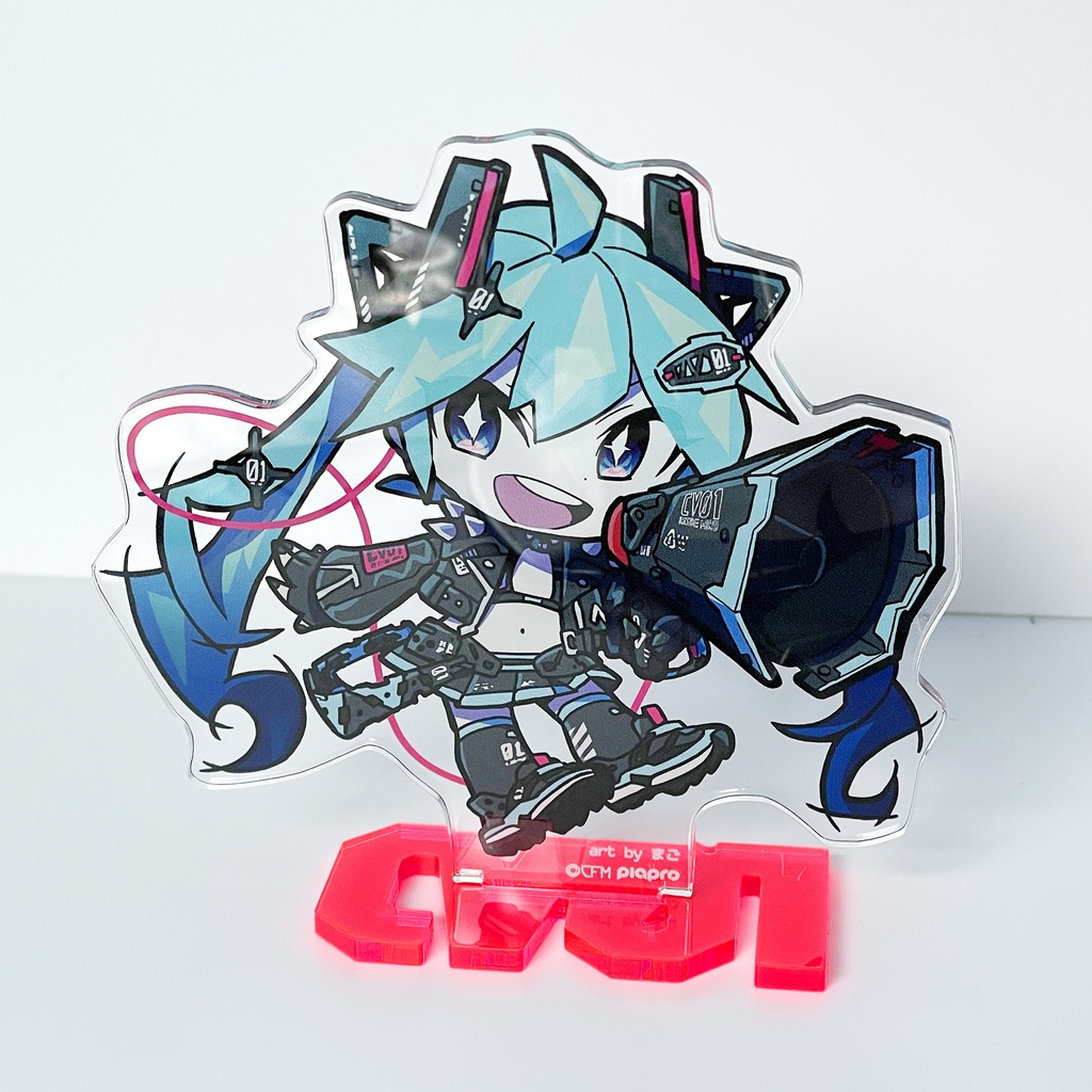 初音ミクx中央町戦術工芸　SDアクリルスタンド