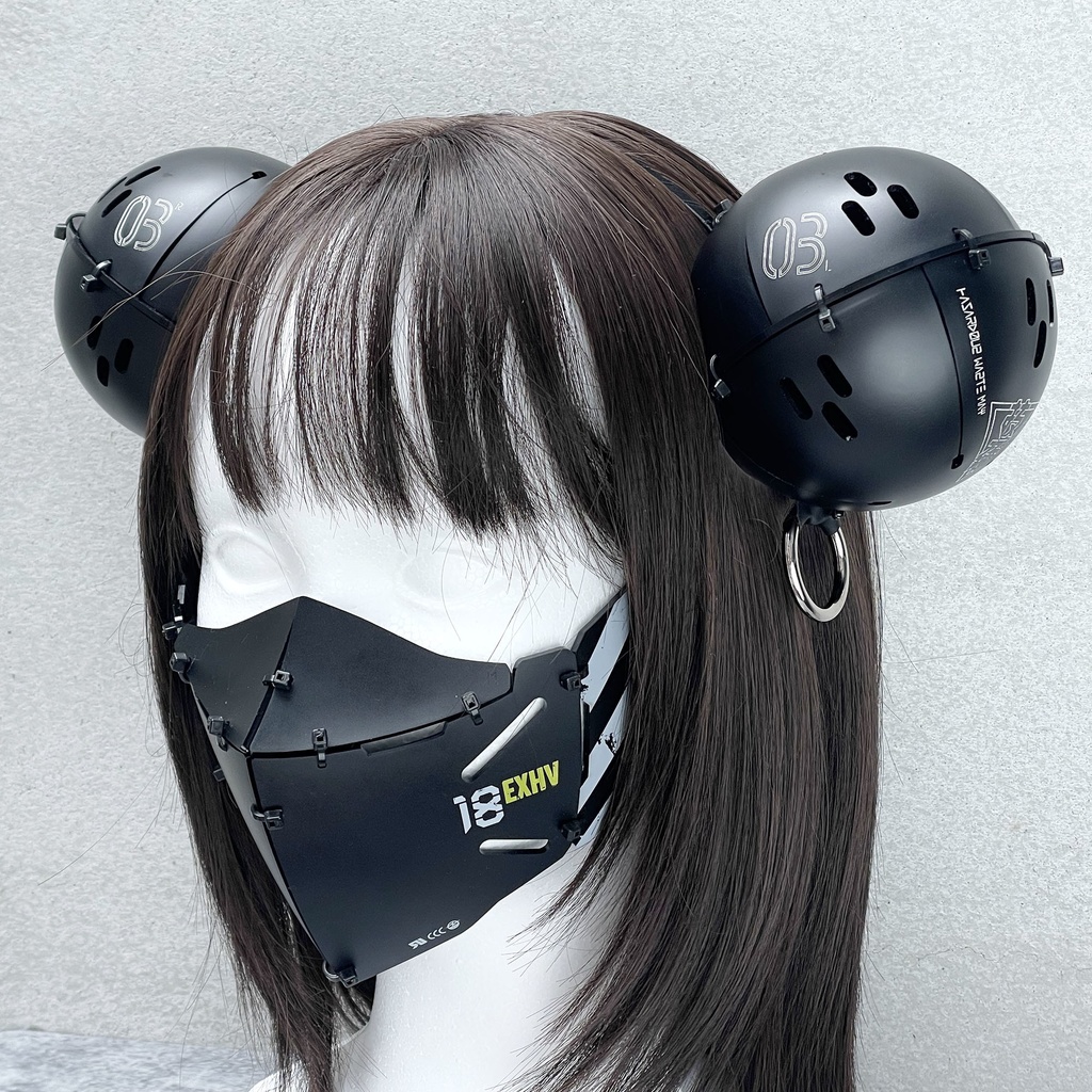 ツインオーブ型カチューシャ