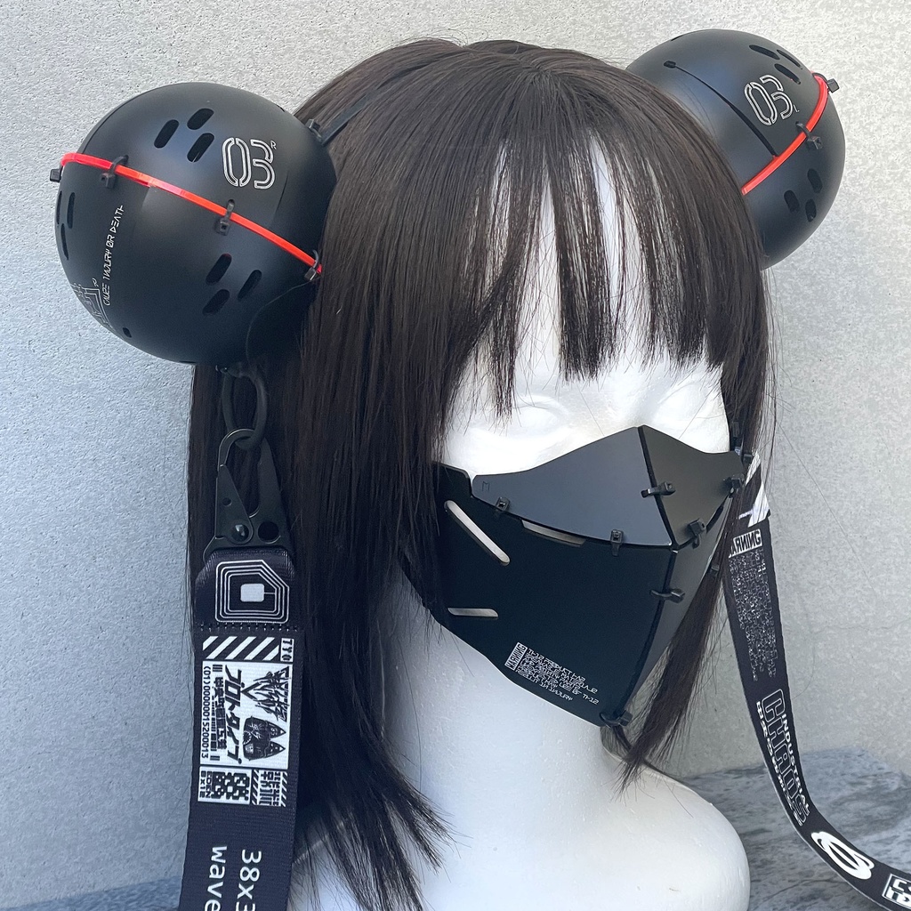 ツインオーブ型カチューシャ