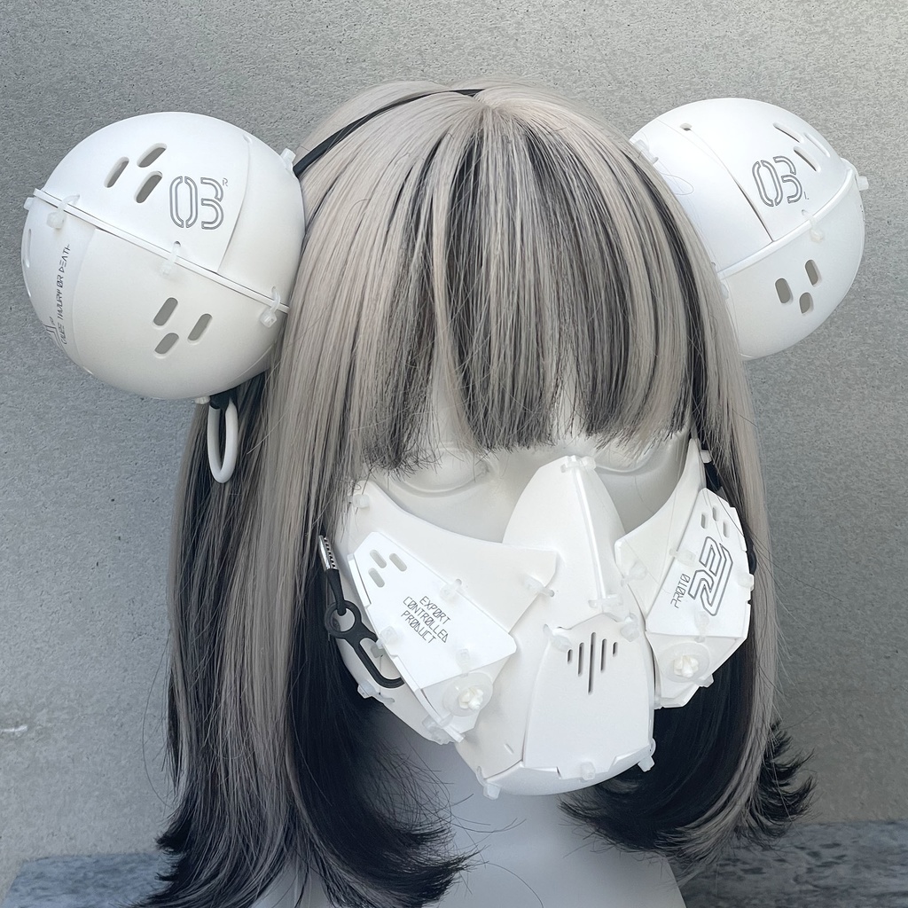 ツインオーブ型カチューシャ