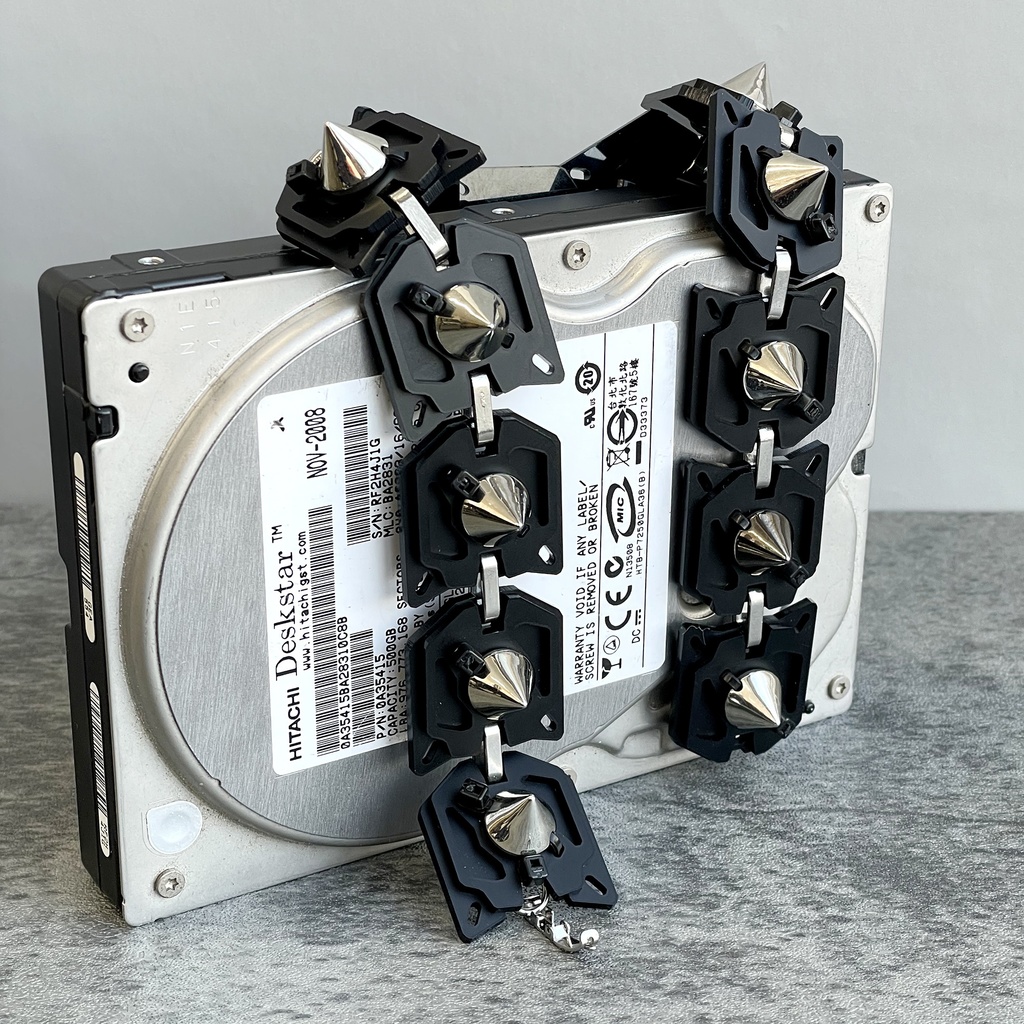 スパイクベルトチョーカーユニット