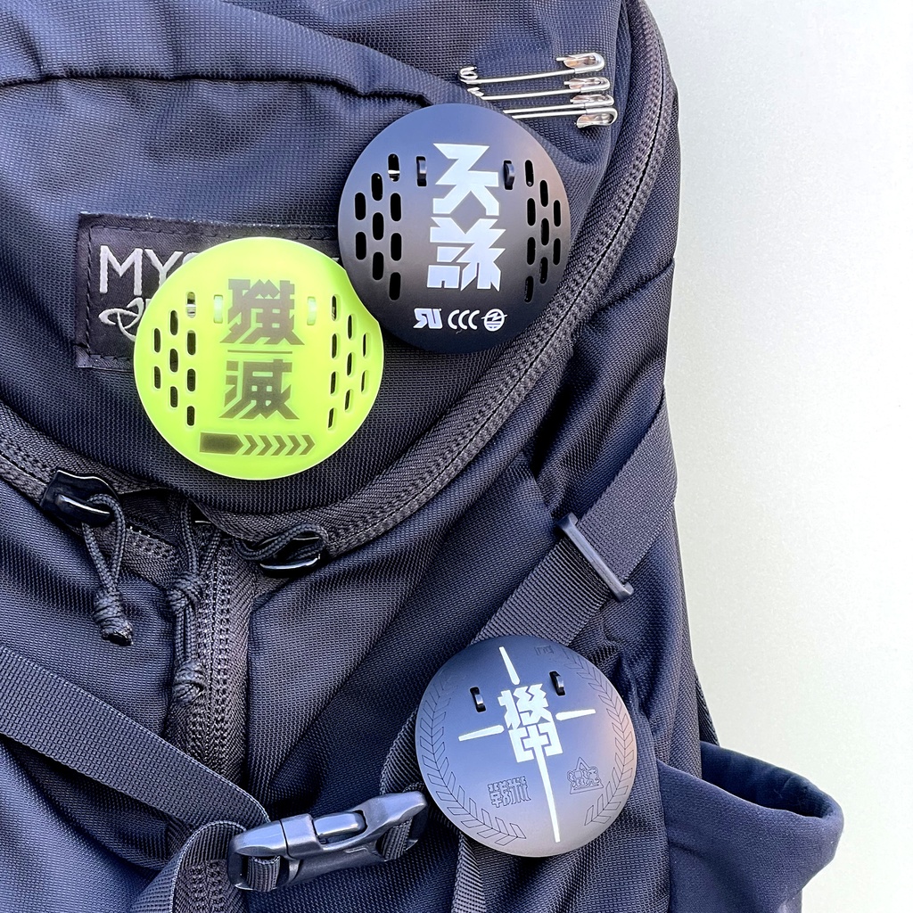 缶バッジ偽装型追加装甲/58mm級_UV