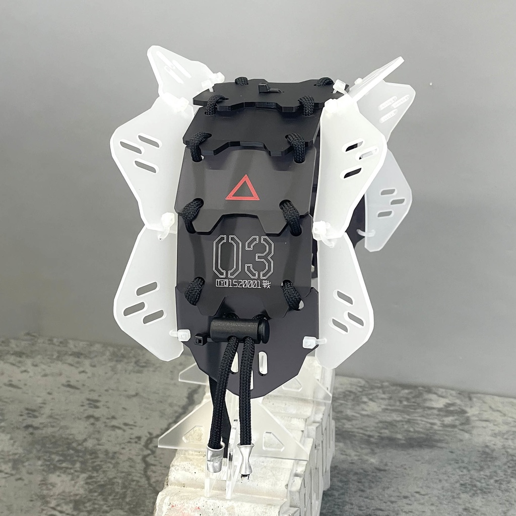 装甲ヘッドドレスユニット03【EC限定】matte black + matte mist