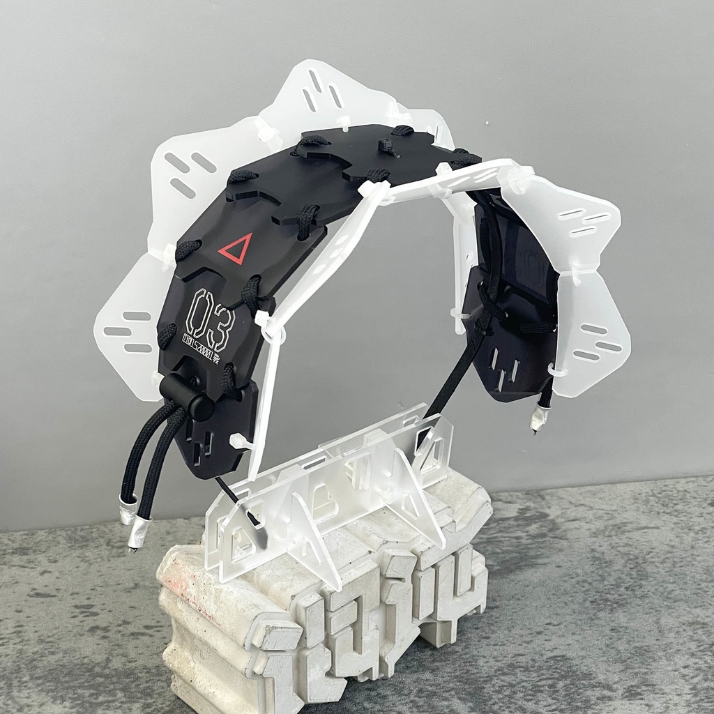 装甲ヘッドドレスユニット03【EC限定】matte black + matte mist