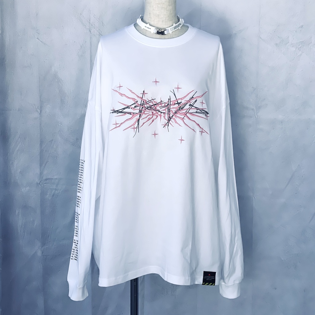 "生産性"刺繍ロングスリーブTシャツ 山内鉄コラボmodel