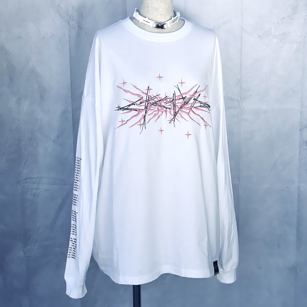 "生産性"刺繍ロングスリーブTシャツ 山内鉄コラボmodel