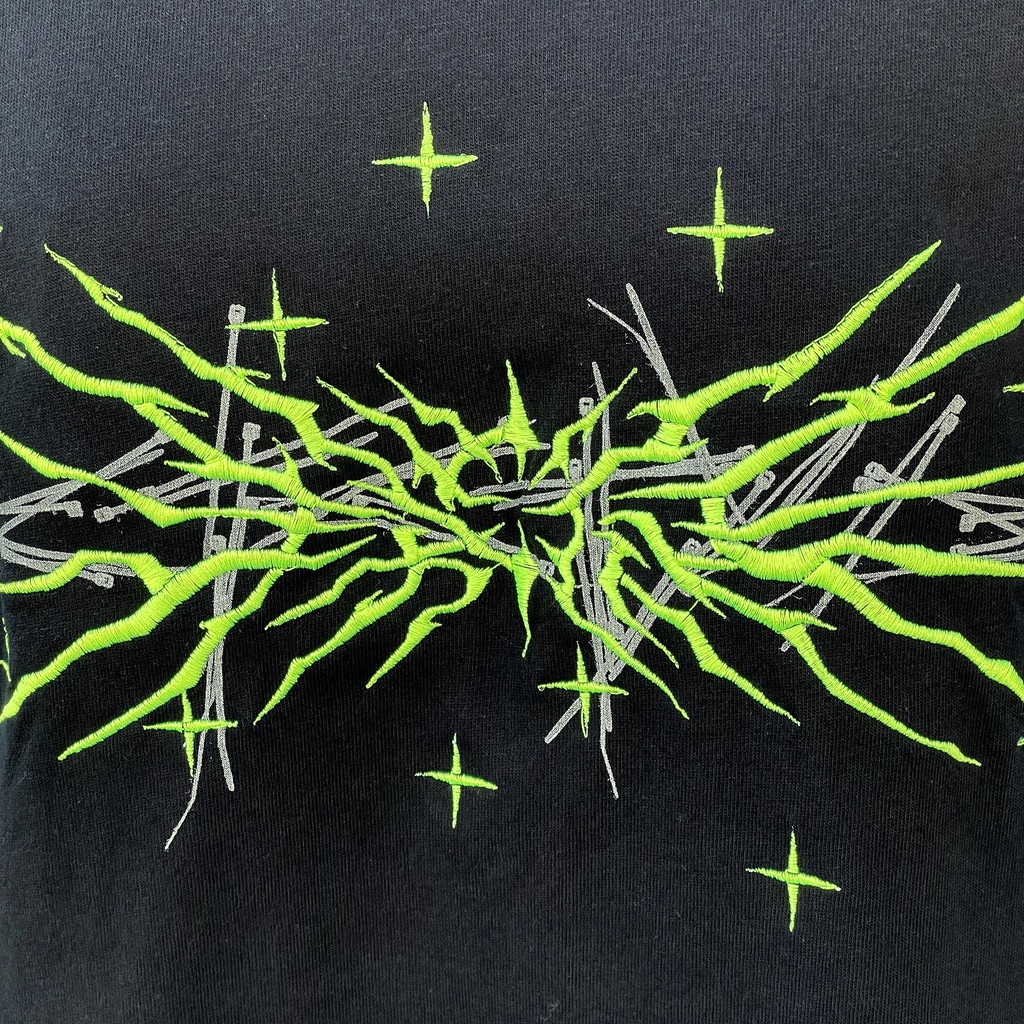 "生産性"刺繍ロングスリーブTシャツ 山内鉄コラボmodel